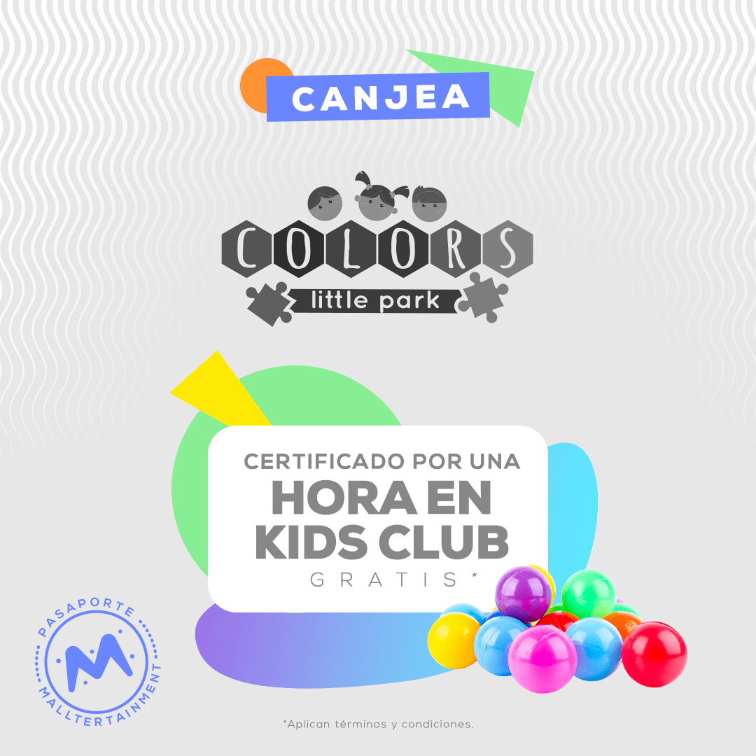 UNA HORA GRATIS EN KIDS CLUB